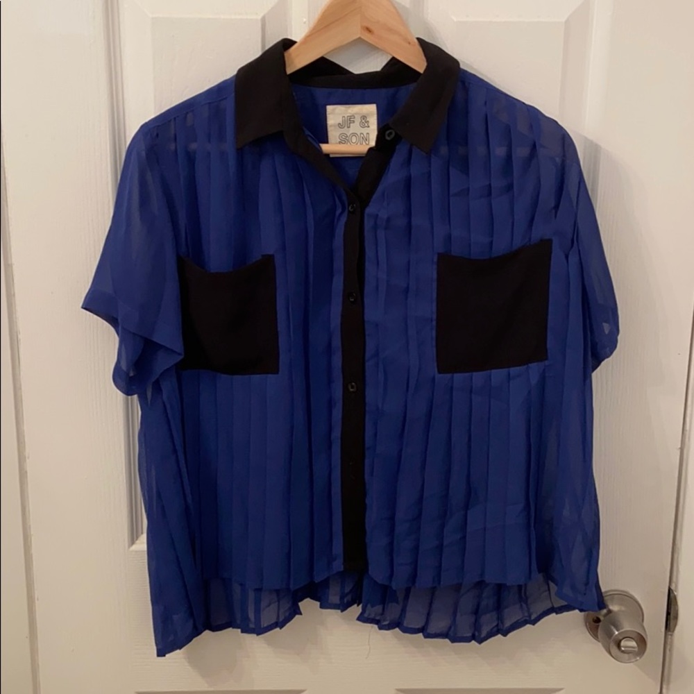 JF & Son ruffle blouse